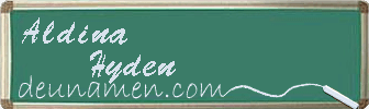 Aldina Hyden Visitenkarte